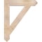 Ekena Millwork Traditional Arts & Crafts Smooth Bracket, Douglas Fir, 5 1/2"W x 34"D x 42"H BKT06X34X42TRA03SDF - alternate 3